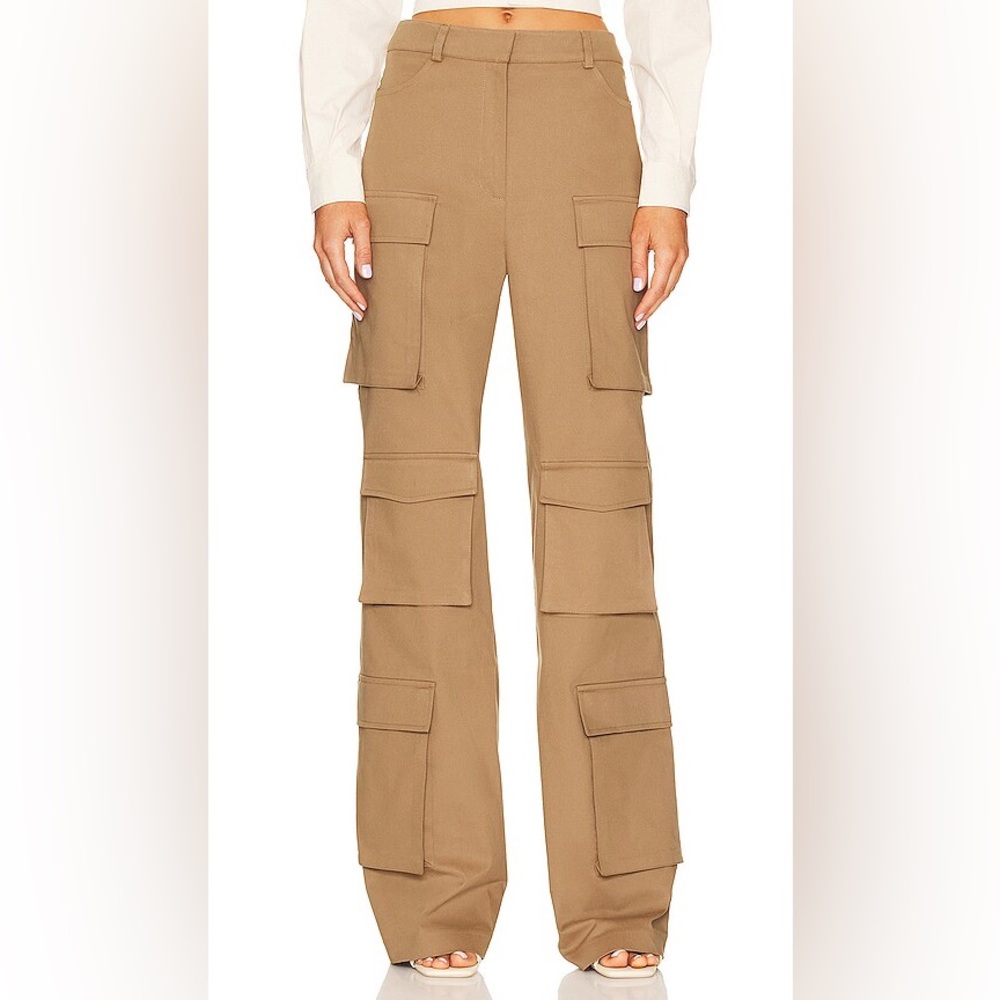 Selmacelik Pocket Detail Cargo Pant in Beige Brown XS